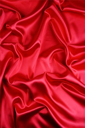 simsearch:400-05294518,k - Clean folds red satin fabric, can use for background. Fotografie stock - Microstock e Abbonamento, Codice: 400-04935400