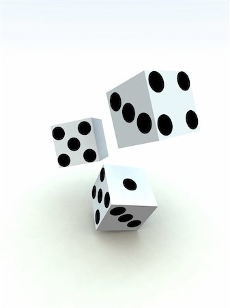 simsearch:700-00544151,k - A image of a set of dice that have been thrown, it would be suitable for images based on betting. Stock Photo - Budget Royalty-Free & Subscription, Code: 400-04935578