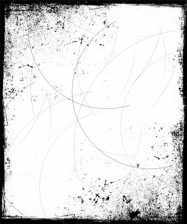 Grunge Frame with Scratches, perfect for any kind of background Stock Photo - Budget Royalty-Free & Subscription, Code: 400-04936171