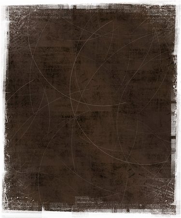 Dirty and Scratched Background with Grunge Frame Stock Photo - Budget Royalty-Free & Subscription, Code: 400-04936554