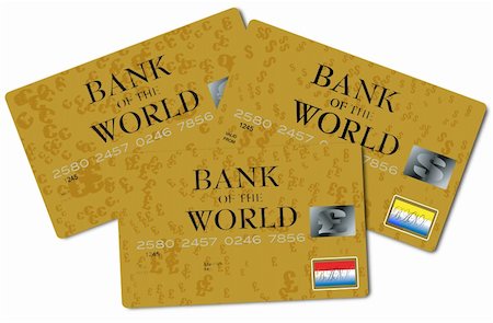 simsearch:400-04933068,k - A selection of three credit card of different amounts Stock Photo - Budget Royalty-Free & Subscription, Code: 400-04937033