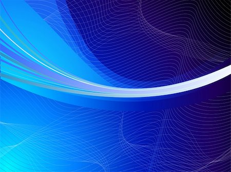 An abstract blue background with different colour lines Stock Photo - Budget Royalty-Free & Subscription, Code: 400-04937461