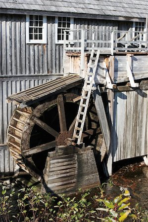 sawmill wood industry - Exterior of McDonald Bros Sawmill, Sherbrook, Nova Scotia, Canada - travel and tourism Stock Photo - Budget Royalty-Free & Subscription, Code: 400-04937604