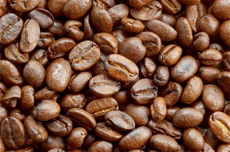 textured background: brown roasted coffee beans macro closeup Stock Photo - Budget Royalty-Free & Subscription, Code: 400-04937963