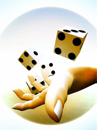 simsearch:700-00544151,k - A image of a set of dice that have been thrown, it would be suitable for images based on betting. Stock Photo - Budget Royalty-Free & Subscription, Code: 400-04937991