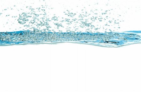 simsearch:400-04938090,k - blue water bubbles isolated on white background Stock Photo - Budget Royalty-Free & Subscription, Code: 400-04938091