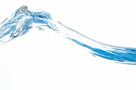 simsearch:400-04057916,k - blue water wave isolated on white background Photographie de stock - Aubaine LD & Abonnement, Code: 400-04938092