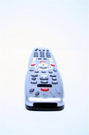 A close-up of an isolated remote control. Stock Photo - Budget Royalty-Free & Subscription, Code: 400-04938136