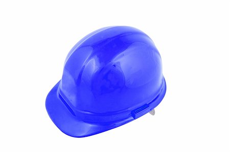 simsearch:400-04429200,k - blue hard hat isolated on a white background Stock Photo - Budget Royalty-Free & Subscription, Code: 400-04938220