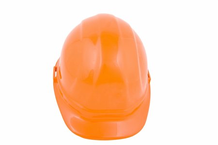 simsearch:400-04429200,k - orange hard hat isolated on a white background Stock Photo - Budget Royalty-Free & Subscription, Code: 400-04938252