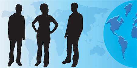 simsearch:400-05294287,k - Business people silhouettes Stock Photo - Budget Royalty-Free & Subscription, Code: 400-04939367