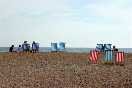 england brighton not people not london not scotland not wales not northern ireland not ireland - Deckchairs on the Beach of Brighton, England, UK Stock Photo - Budget Royalty-Free & Subscription, Code: 400-04939421