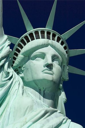 simsearch:400-04939442,k - Close-up of the face of the Statue of Liberty Foto de stock - Super Valor sin royalties y Suscripción, Código: 400-04939437