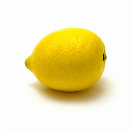 simsearch:400-05128284,k - close-up view of lemon on white background Foto de stock - Super Valor sin royalties y Suscripción, Código: 400-04939462