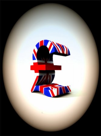 simsearch:400-05298747,k - A image of the UK currency symbol. Fotografie stock - Microstock e Abbonamento, Codice: 400-04939680