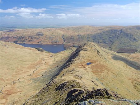 simsearch:400-04015327,k - The Rigg, a mountain ridge on High Street in the English Lake District Stock Photo - Budget Royalty-Free & Subscription, Code: 400-04932546