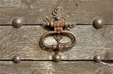 studded door - Ancient door in Dordogne, France Stock Photo - Budget Royalty-Free & Subscription, Code: 400-04932659