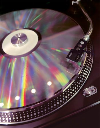 simsearch:853-03616784,k - Turntable in a nightclub. Scanned from film. Photographie de stock - Aubaine LD & Abonnement, Code: 400-04933011