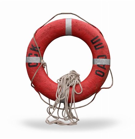 pool and cruise ship - Red safe guard ring against white background with clipping path Stock Photo - Budget Royalty-Free & Subscription, Code: 400-04933400