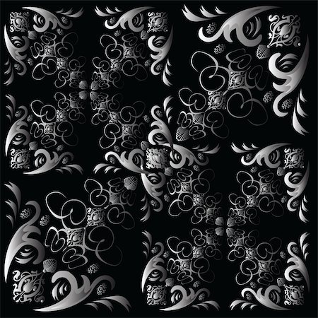 A abstract tile background in black and white Stock Photo - Budget Royalty-Free & Subscription, Code: 400-04933912