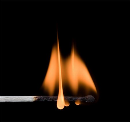 flame on burning safety-match Stock Photo - Budget Royalty-Free & Subscription, Code: 400-04944588