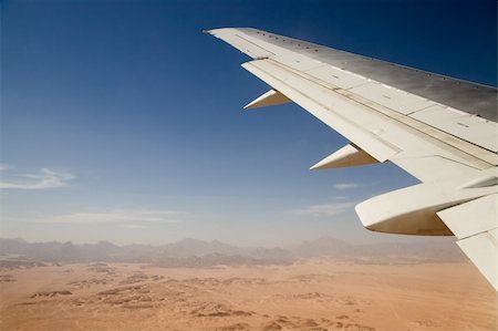 view from airplane window, free space for your text Stock Photo - Budget Royalty-Free & Subscription, Code: 400-04944581