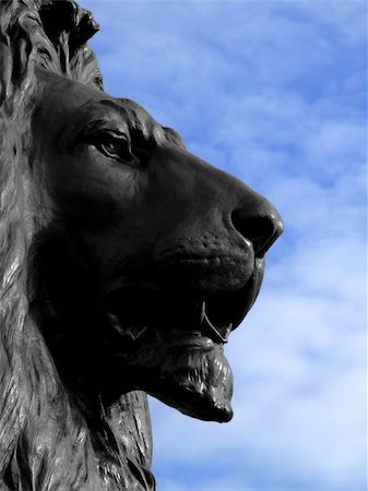 simsearch:400-04974281,k - Big and dangerous African lion statue look Stock Photo - Budget Royalty-Free & Subscription, Code: 400-04945042