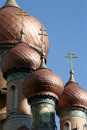 The Towers of the Russian Church in Bucharest, Romania Stock Photo - Budget Royalty-Free & Subscription, Code: 400-04945931