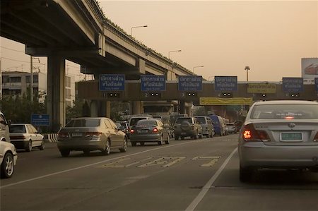 Waiting in line for highway  Taken around 6.00 PM Stock Photo - Budget Royalty-Free & Subscription, Code: 400-04945998