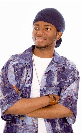 This is an image of a happy student wearing a hat. Fotografie stock - Microstock e Abbonamento, Codice: 400-04949800