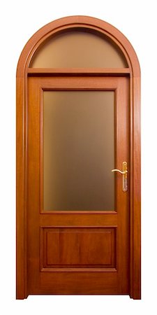 sliding glass door - Isolated Home Door with matt glass Stock Photo - Budget Royalty-Free & Subscription, Code: 400-04949855