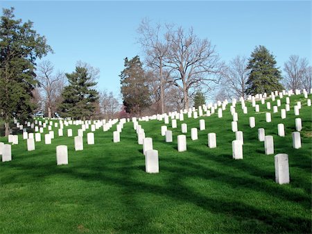Arlington National Cemetery, Virginia. Foto de stock - Super Valor sin royalties y Suscripción, Código: 400-04940006