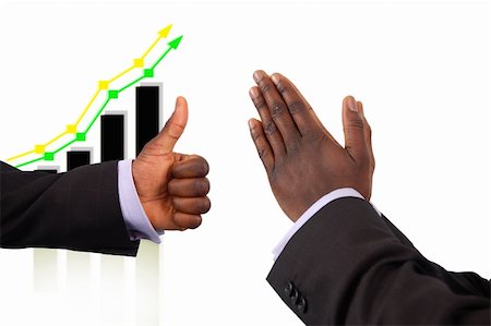This is an image two hands demonstrating "Successful Business Prayer". Foto de stock - Super Valor sin royalties y Suscripción, Código: 400-04940701