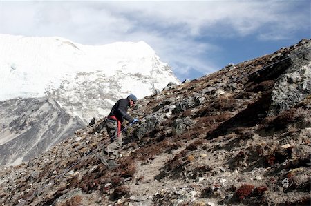 simsearch:862-03731936,k - Basic training for Island Peak and the main base camp. Fotografie stock - Microstock e Abbonamento, Codice: 400-04940903