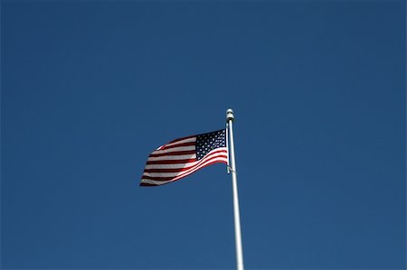 simsearch:400-04497095,k - American flag blowing in the wind Stockbilder - Microstock & Abonnement, Bildnummer: 400-04941117