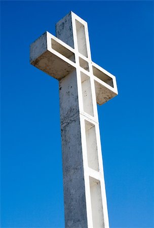 simsearch:400-05080477,k - Religious cross against sky background Stock Photo - Budget Royalty-Free & Subscription, Code: 400-04941163