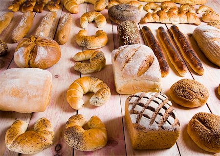 simsearch:400-04941217,k - Bread is one of the basic kinds of food in Europen countries. Stock Photo - Budget Royalty-Free & Subscription, Code: 400-04941218