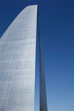The Arch at St. Louis - Close up Abstract Perspective Stock Photo - Budget Royalty-Free & Subscription, Code: 400-04941897