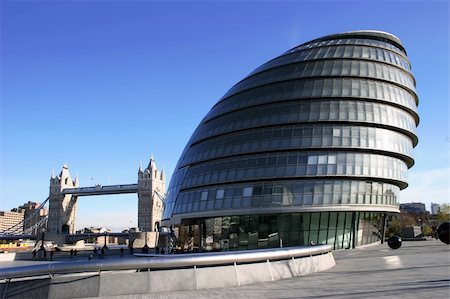 The Tower Bridge and GLA Building on the river Thames, London Photographie de stock - Aubaine LD & Abonnement, Code: 400-04941965