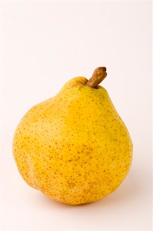 simsearch:400-04433511,k - A single pear set against a plain background Stock Photo - Budget Royalty-Free & Subscription, Code: 400-04942058
