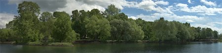 Vorontsovsky Park panoramic scene Stock Photo - Budget Royalty-Free & Subscription, Code: 400-04942732