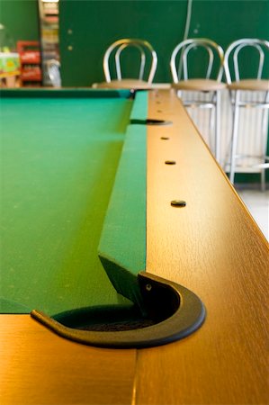 simsearch:400-04478467,k - corner of pool table with pocket and big field of depth Stock Photo - Budget Royalty-Free & Subscription, Code: 400-04943713