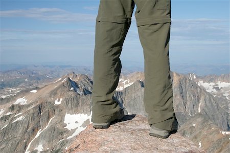 Standing on the summit of Granite Peak, Montana Stock Photo - Budget Royalty-Free & Subscription, Code: 400-04954847