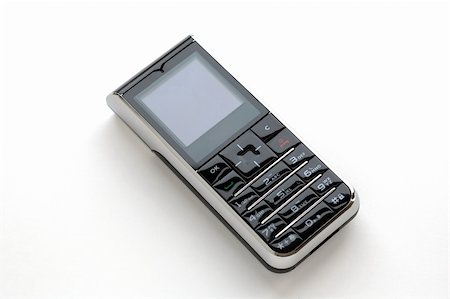 simsearch:400-04558697,k - A modern mobile phone with white background Stockbilder - Microstock & Abonnement, Bildnummer: 400-04955391