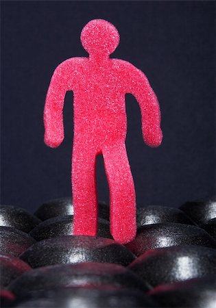 face sponge - Abstract cutout sponge, person walking on high-tech background, abstract series Stock Photo - Budget Royalty-Free & Subscription, Code: 400-04956715