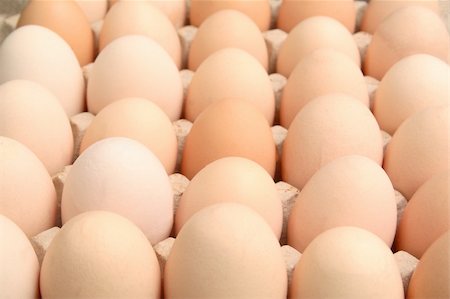 simsearch:400-04943721,k - Large rural fresh eggs in cardboard cells Stock Photo - Budget Royalty-Free & Subscription, Code: 400-04957114