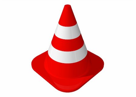 simsearch:400-06096567,k - Traffic cone Foto de stock - Super Valor sin royalties y Suscripción, Código: 400-04957174