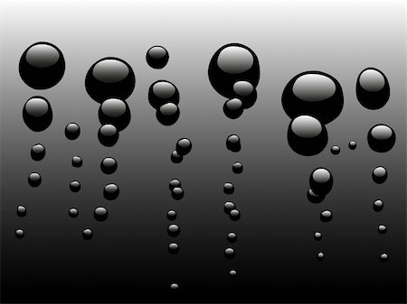 Black Bubbles rising on a dark background - Ideal background or backdrop Stock Photo - Budget Royalty-Free & Subscription, Code: 400-04958191