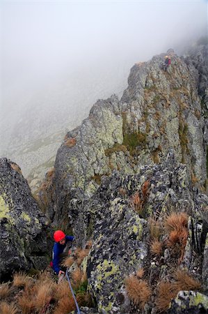 simsearch:400-07902631,k - Climber in National Park Retezat, Judele ridge, Romania Photographie de stock - Aubaine LD & Abonnement, Code: 400-04958997