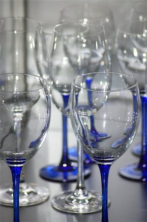 shiny wine glasses Stock Photo - Budget Royalty-Free & Subscription, Code: 400-04959083
